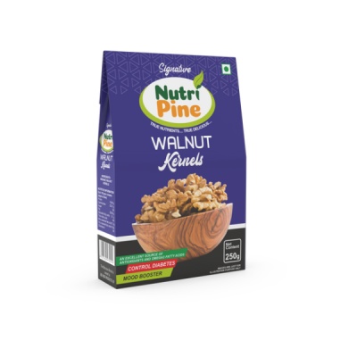 Nutripine Signature Walnut Kernels | Light Half | 250GM
