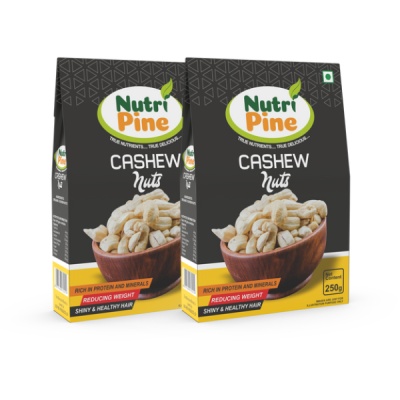 Nutripine Cashew W320 | Pack of 2 | 250GM each