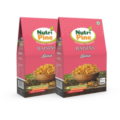 Nutripine Raisins | Pack of 2 | 1KG