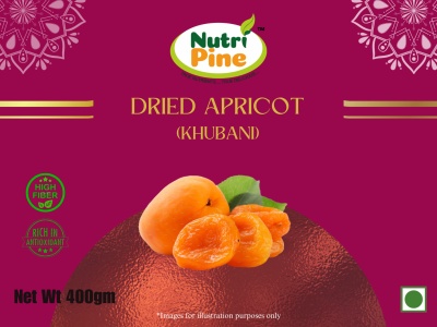 Nutripine Dried Apricot Seedless | 400GM